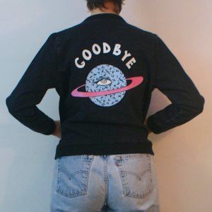 Valfre Saturn Goodbye denim bomber jacket
